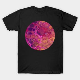 Pink Passion / Acrylic Pouring T-Shirt